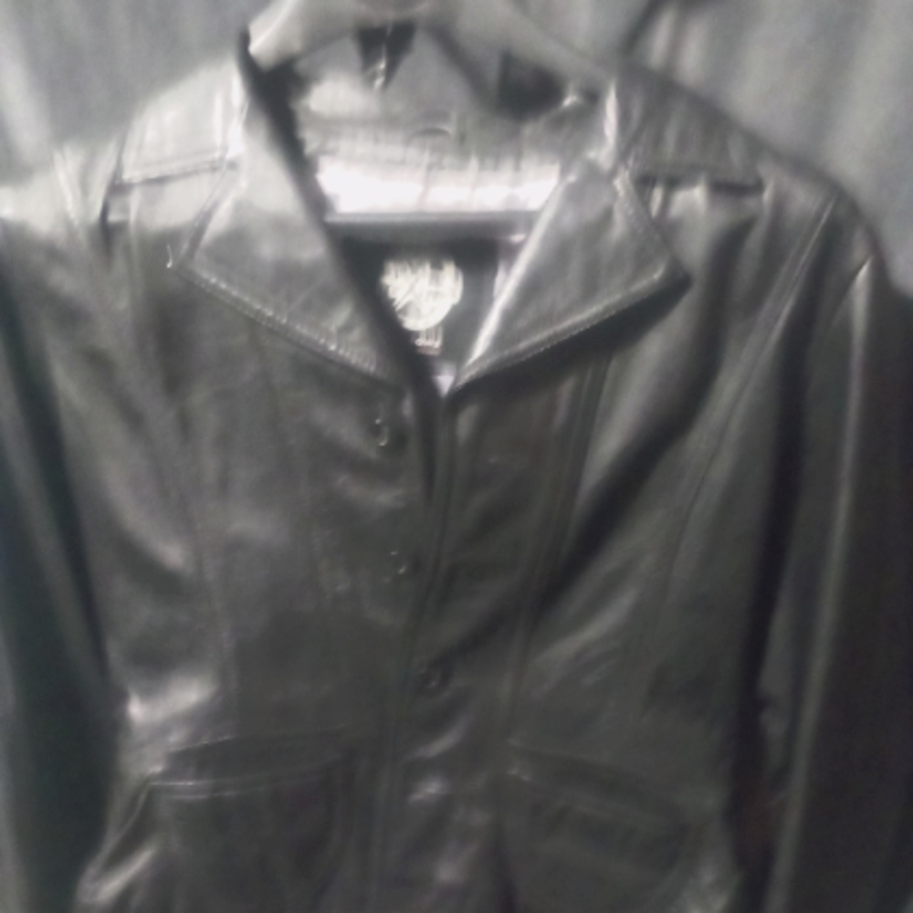 Wilsons leather blazer sz L